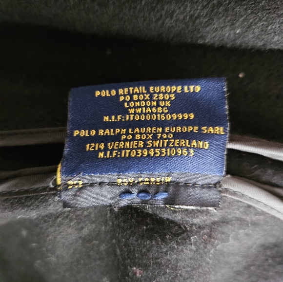 Ralph Lauren Rugby Est. 2004 Ruffled 100% Wool Coat Large - Picture 4 of 5